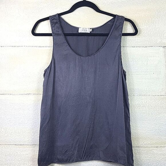 SALE 🔥 GINIA silk gray top. Size AU12 = 8 US - Picture 1 of 5